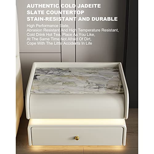 Comodino Intelligente Comodino con Luce LED cassettiera per Camera da Letto con Stazione di Ricarica Wireless Lampada A Induzione Inferiore Comodino Intelligente E Audio Bluetooth. (Color : Blauw, S : Amazon.it: Casa e cucina