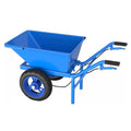 GUAWJRZDP Carriola, Carrello Da Giardino, Carretto Con Freno A Mano, Carrello A 2 Ruote For Carichi Pesanti, Carrelli Da Trasporto, Carrello Con Cassone Ribaltabile, for Prato, Giardinaggio, Blu(With : Amazon.it: Giardino e giardinaggio