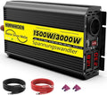 1500W/3000W Pura Sinusoidale Inverter a Onda Sinusoidale Pura da 12V a 230V Convertitore di Tensione a Onda Sinusoidale Pura, per Camper, Camion, Con Porte di Ricarica USB Integrate 5V/2.1A : Amazon.it: Elettronica